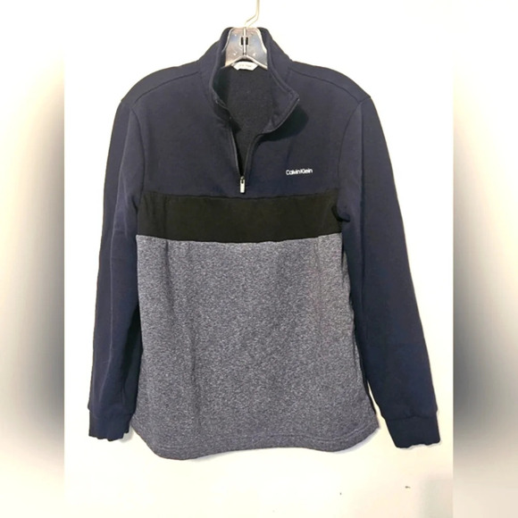 Calvin Klein Mens quarter zip pullover - Picture 3 of 9